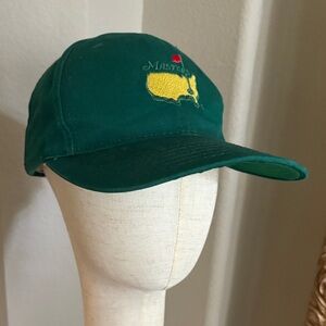The Masters Green Cap with Yellow Embroidery